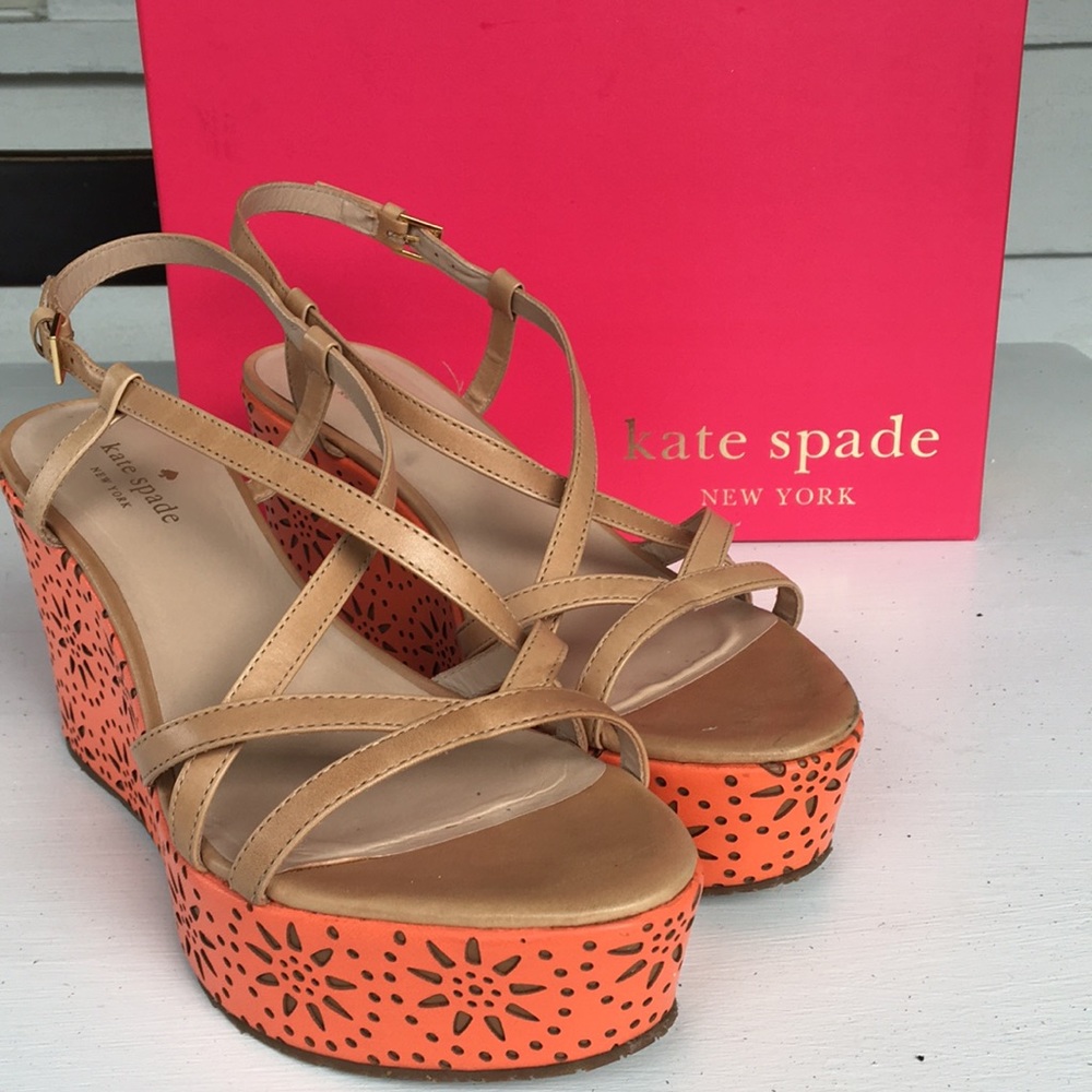 Kaye Spade Tatiana  Wedges Size 8.5